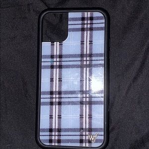 wildflower case iphone 11 / blue plaid